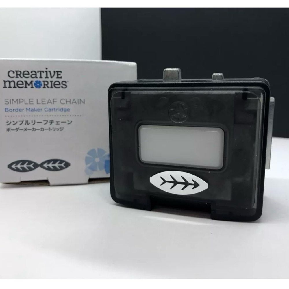 Creative Memories Border Maker Cartridge BMC - Simple Leaf Chain - Punch / Tool